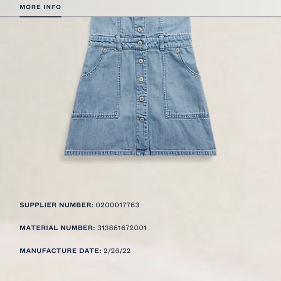 Polo by Ralph Lauren Blue Overalls Dress - Picture 9 of 9